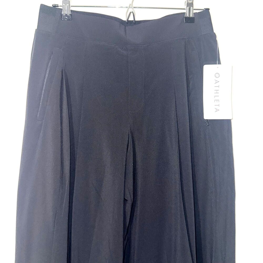 Athleta Brooklyn Heights Wide Leg Pant - Black 6 - Picture 5 of 10